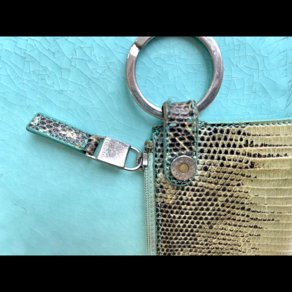 authentic tiffany genuine lizard key fob - Picture 2 of 4